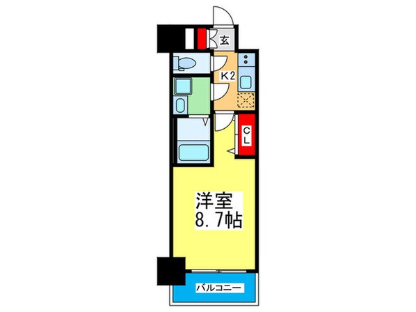 ﾚｵﾝｺﾝﾌｫｰﾄ桜ノ宮（604）の物件間取画像